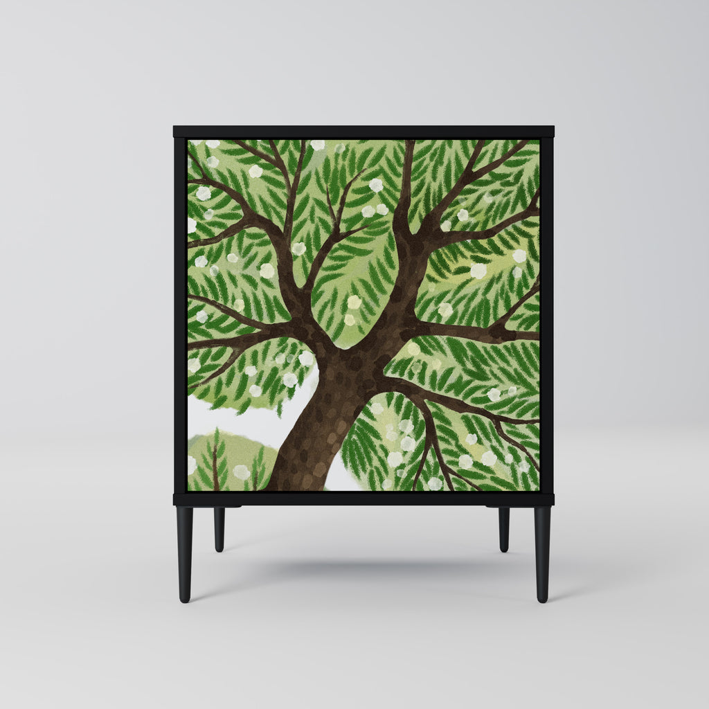 WILDERNESS DASH Sideboard mit 1 Tür in Schwarz