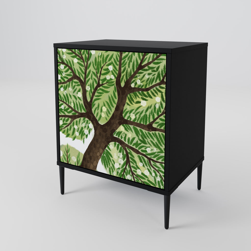 WILDERNESS DASH Sideboard mit 1 Tür in Schwarz