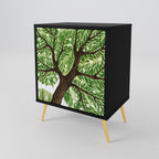 WILDERNESS DASH Sideboard mit 1 Tür in Schwarz