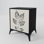 LEAFY STAMPS Sideboard mit 1 Tür in Schwarz