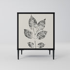 LEAFY STAMPS Sideboard mit 1 Tür in Schwarz
