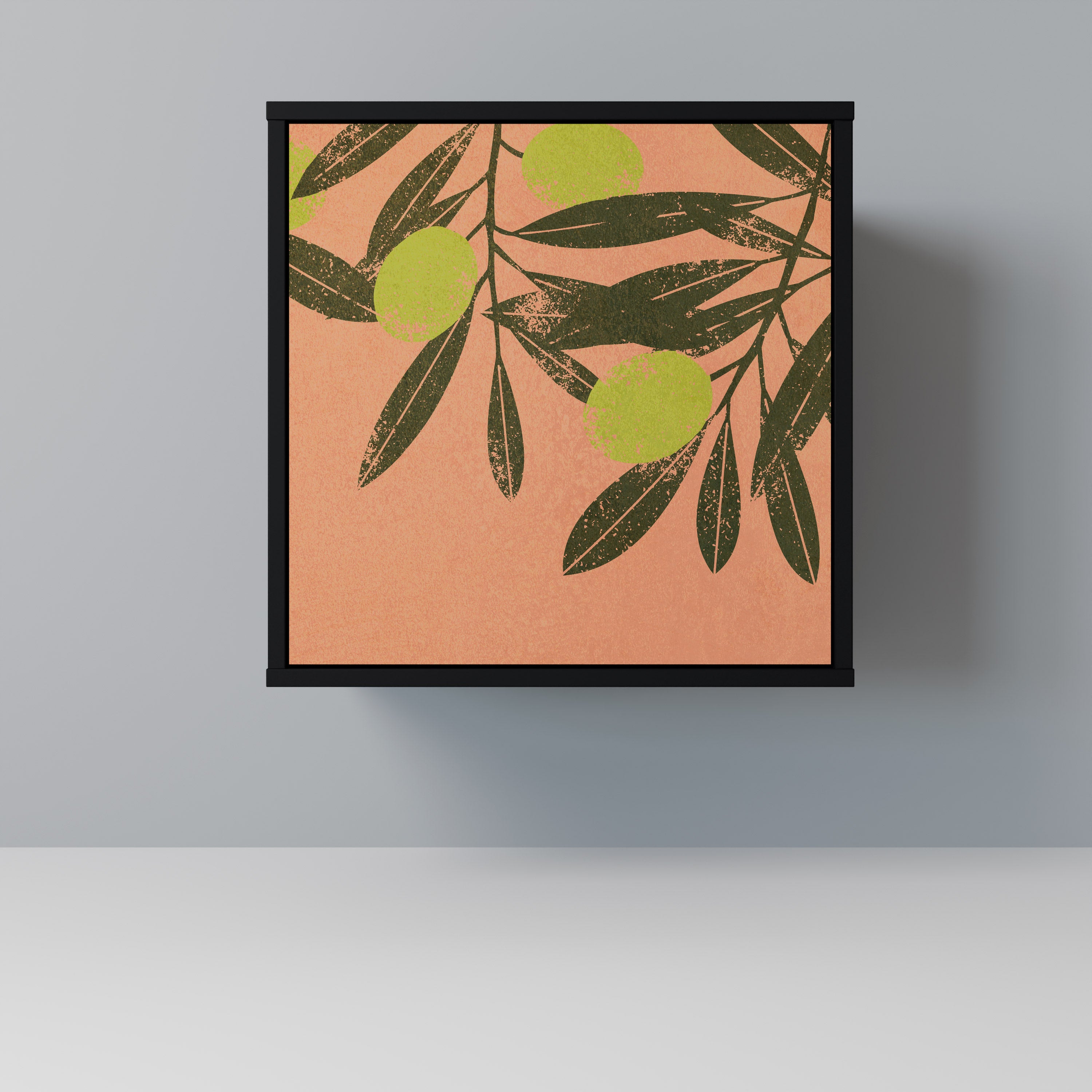 JUICY OLIVES Sideboard mit 1 Tür in Schwarz