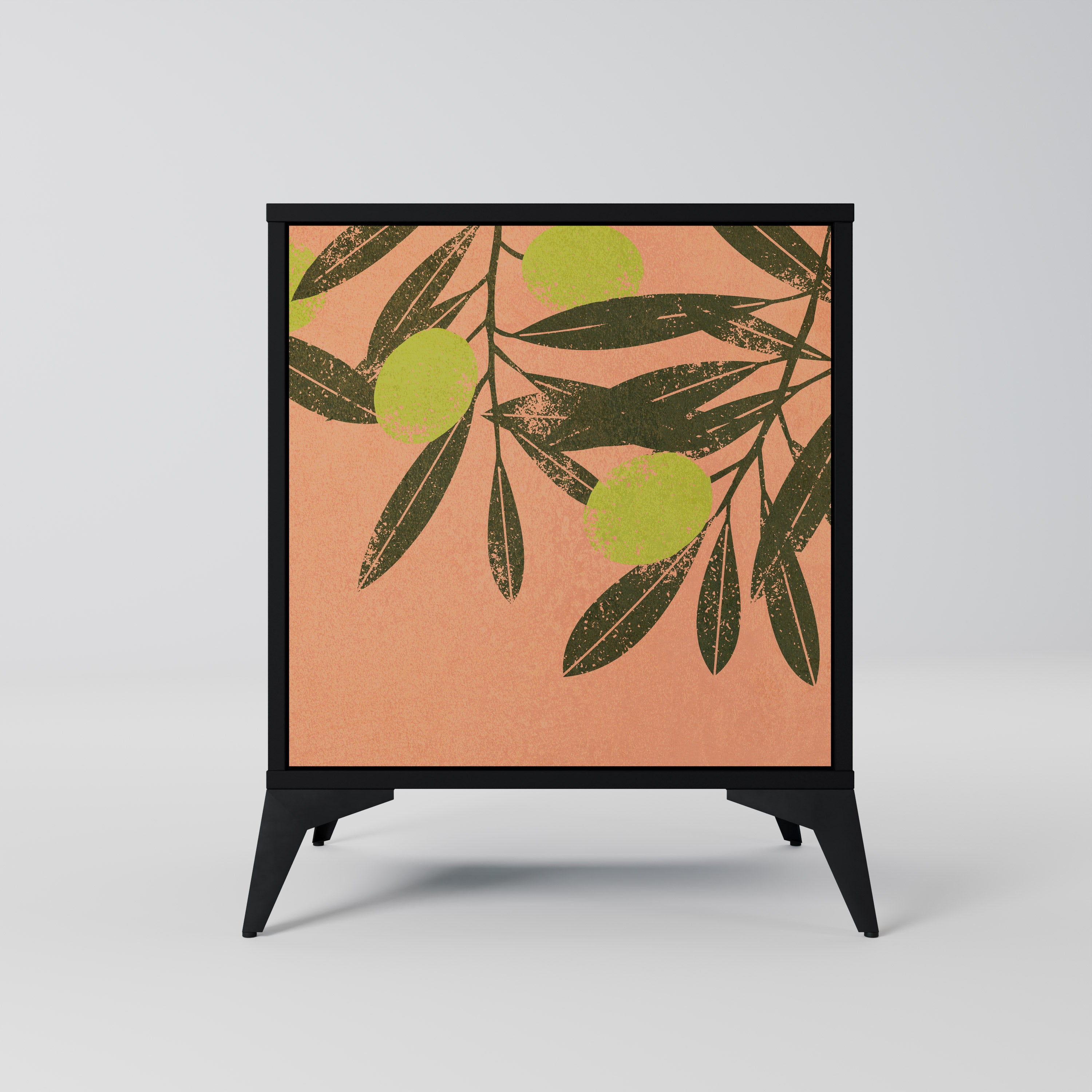 JUICY OLIVES Sideboard mit 1 Tür in Schwarz