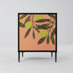 JUICY OLIVES 1-Door Sideboard in Black Finish