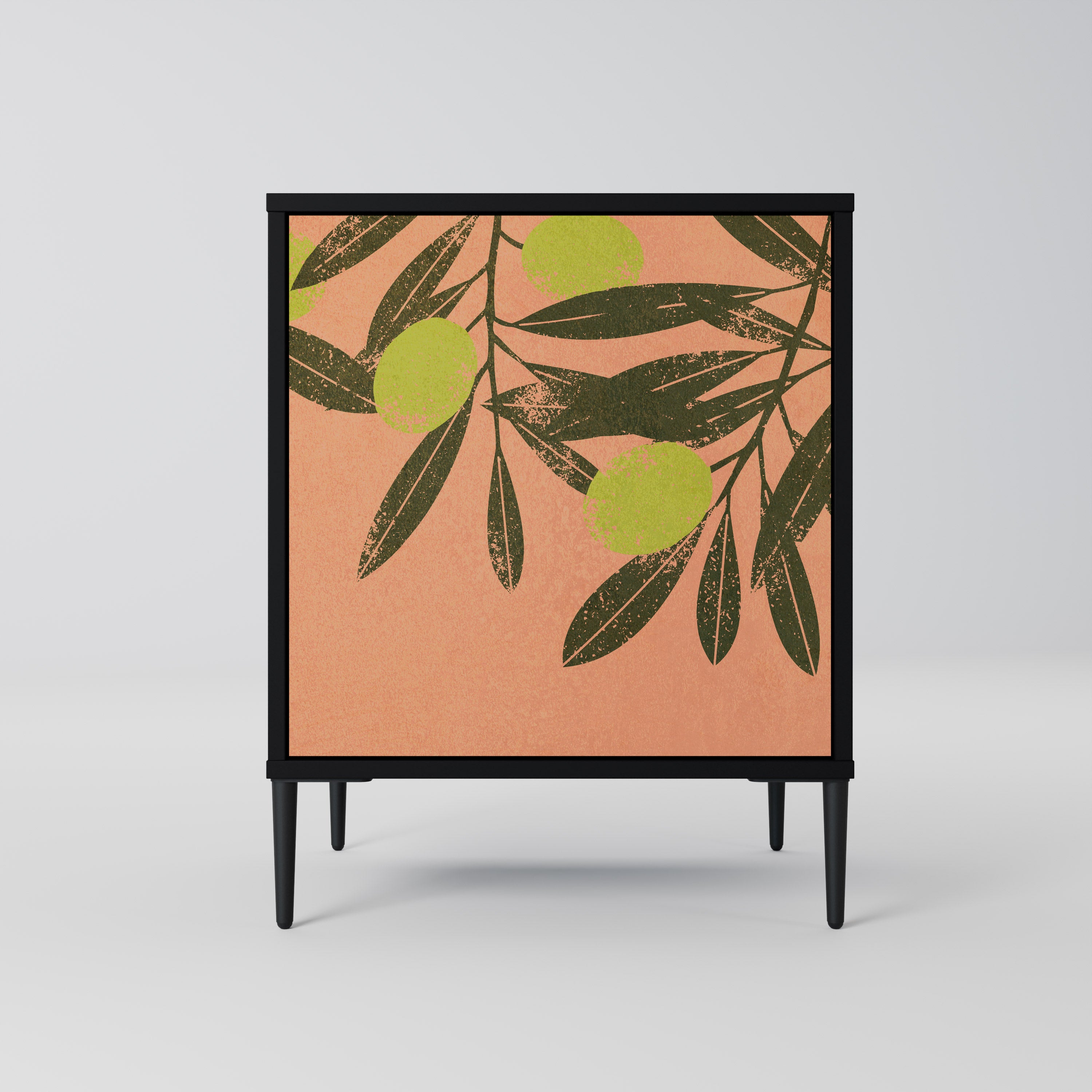 JUICY OLIVES Sideboard mit 1 Tür in Schwarz