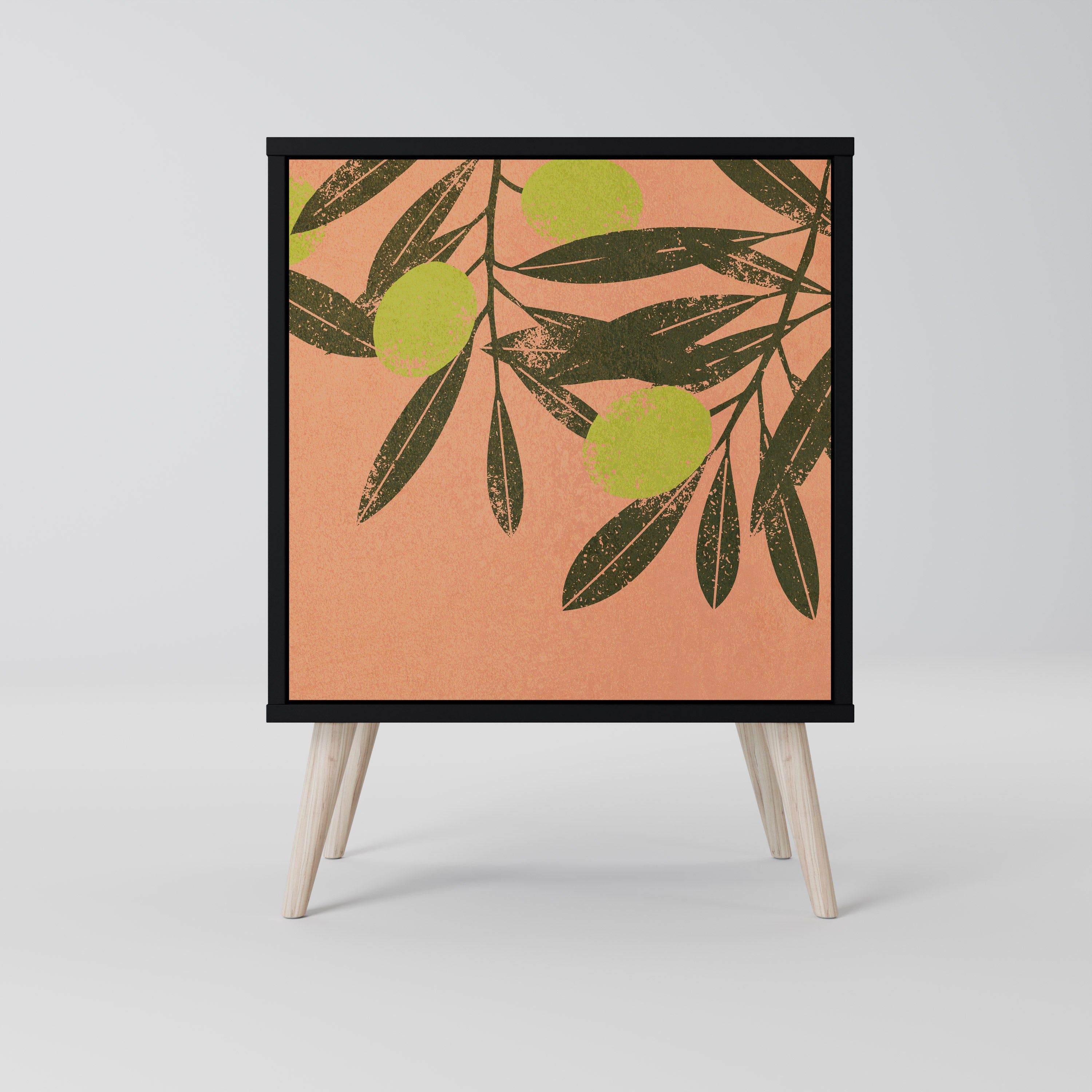 JUICY OLIVES Sideboard mit 1 Tür in Schwarz