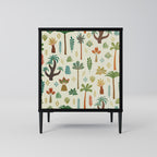 PALM SPRING Sideboard mit 1 Tür in Schwarz