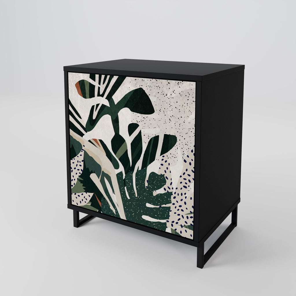 VERDURE FORMATION Sideboard mit 1 Tür in Schwarz