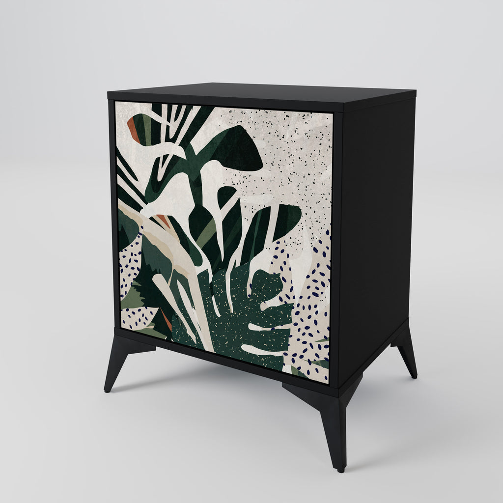 VERDURE FORMATION Sideboard mit 1 Tür in Schwarz