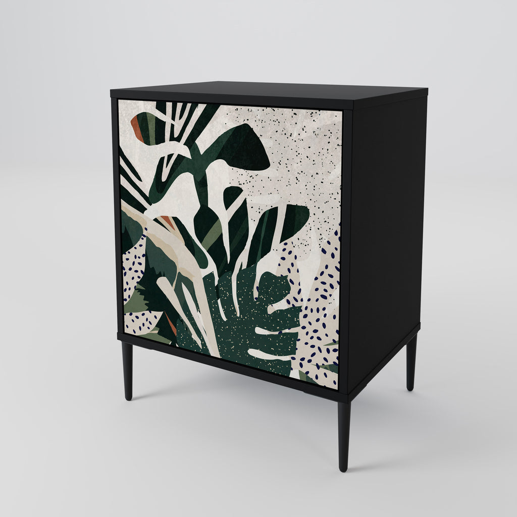 VERDURE FORMATION Sideboard mit 1 Tür in Schwarz
