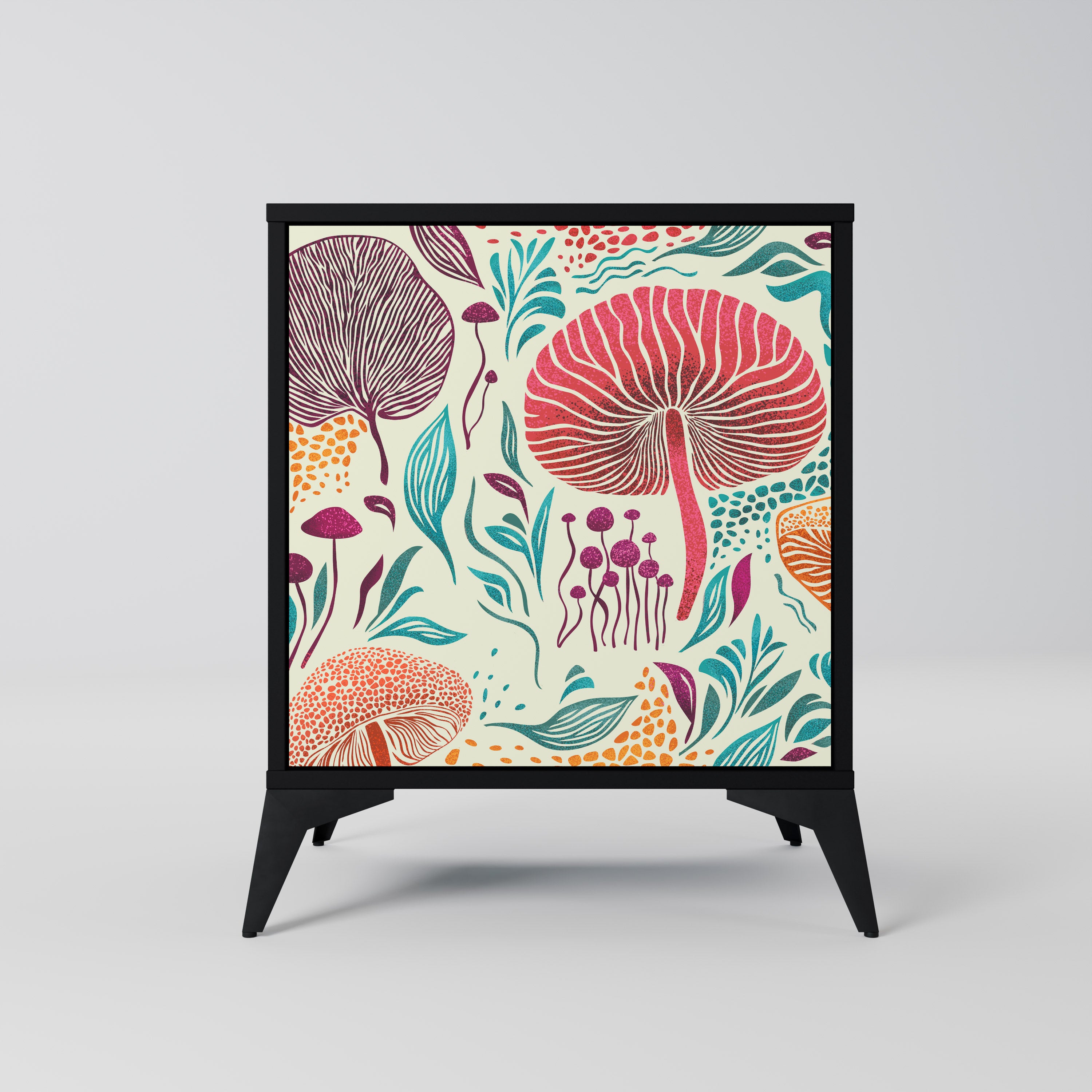 FUNGUS FANTASY Sideboard mit 1 Tür in Schwarz