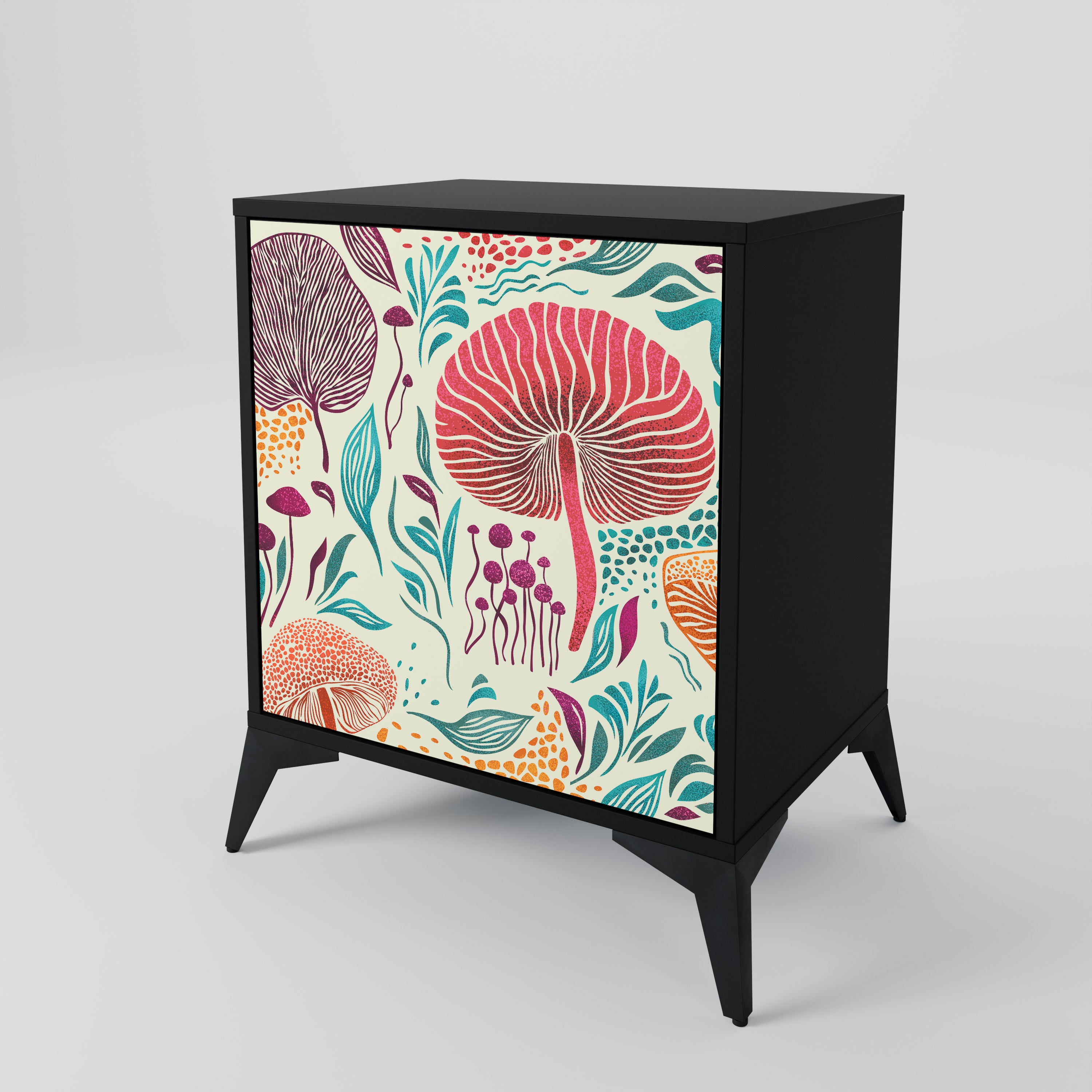 FUNGUS FANTASY Sideboard mit 1 Tür in Schwarz