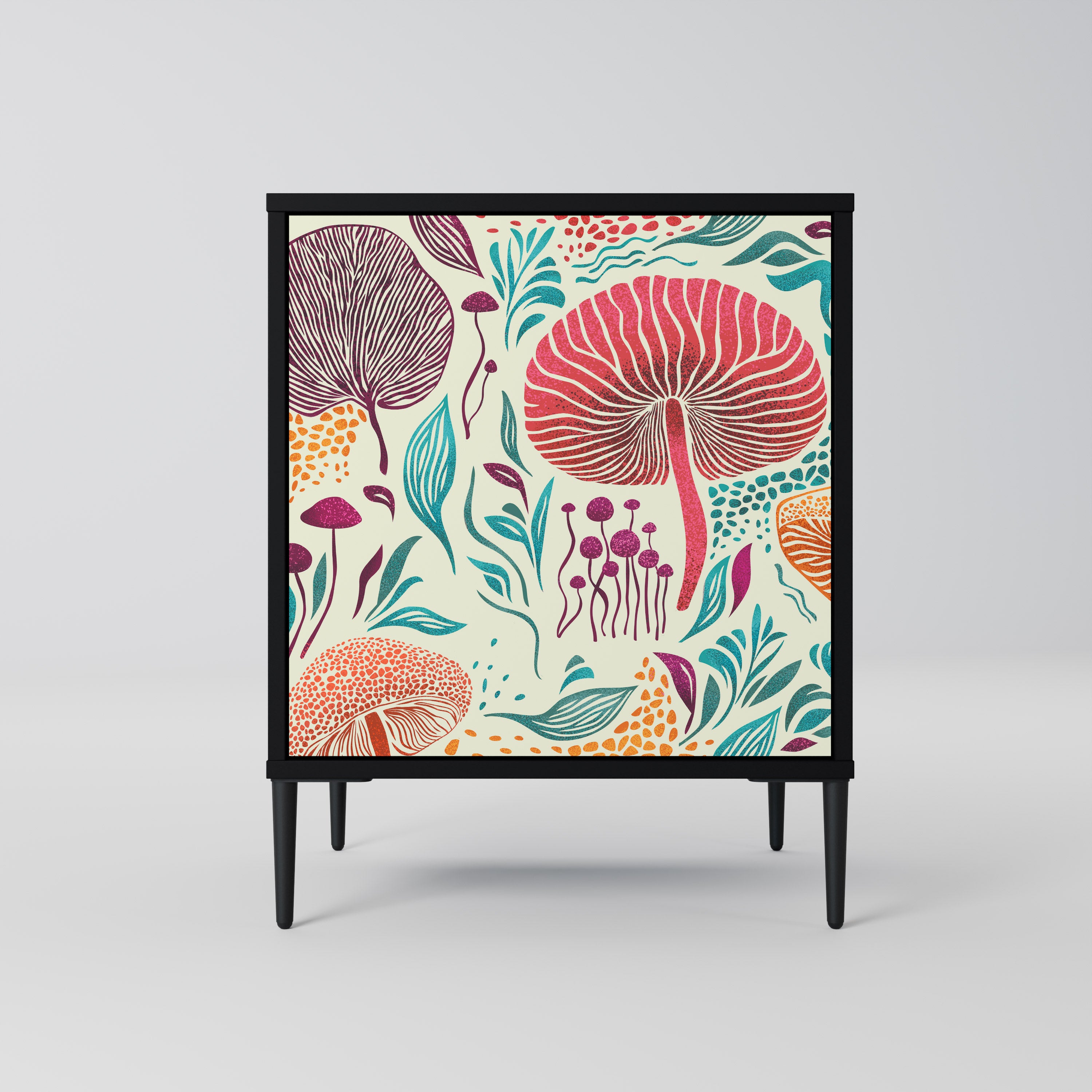 FUNGUS FANTASY Sideboard mit 1 Tür in Schwarz
