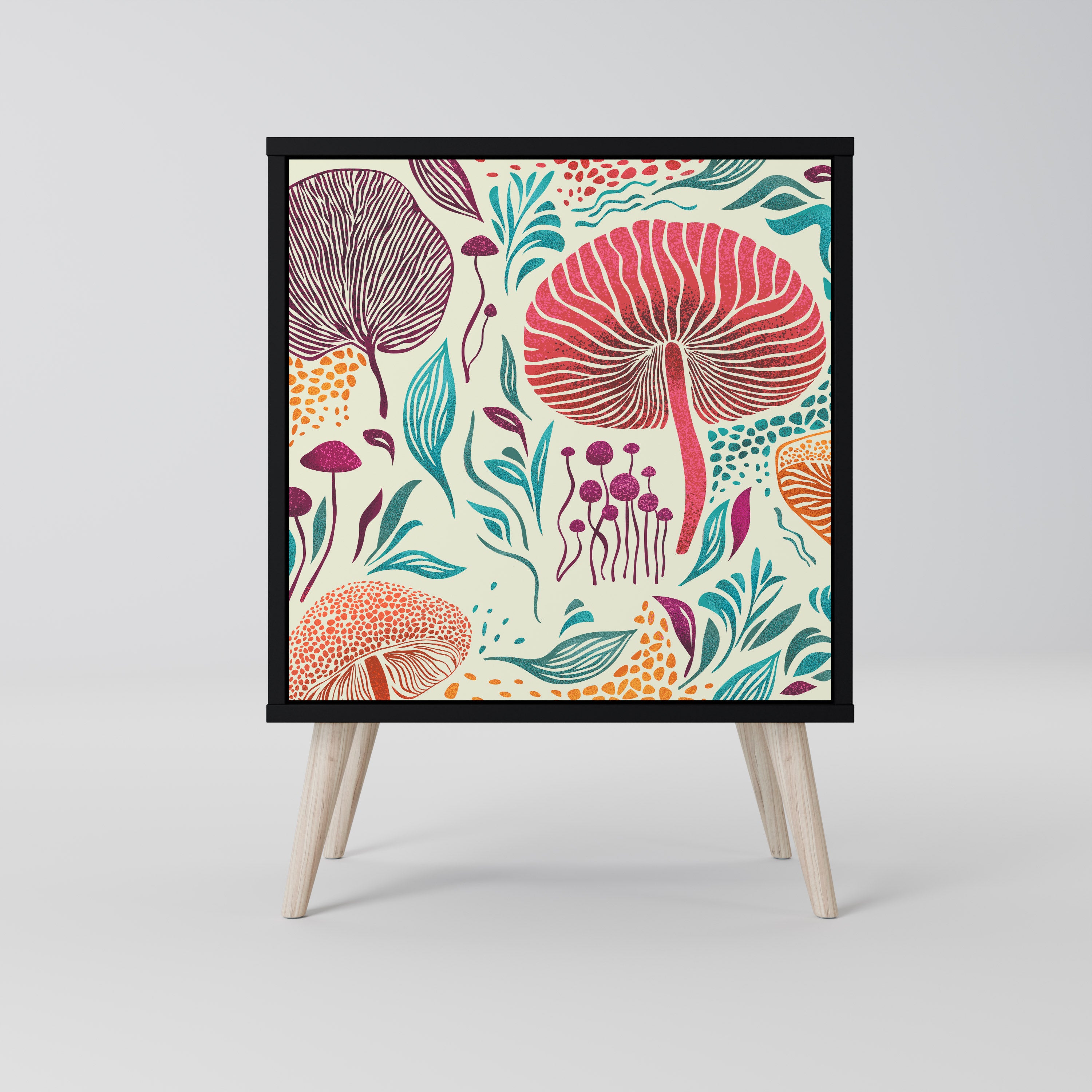 FUNGUS FANTASY Sideboard mit 1 Tür in Schwarz