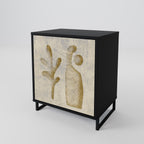 SAND SCULPTURES Sideboard mit 1 Tür in Schwarz