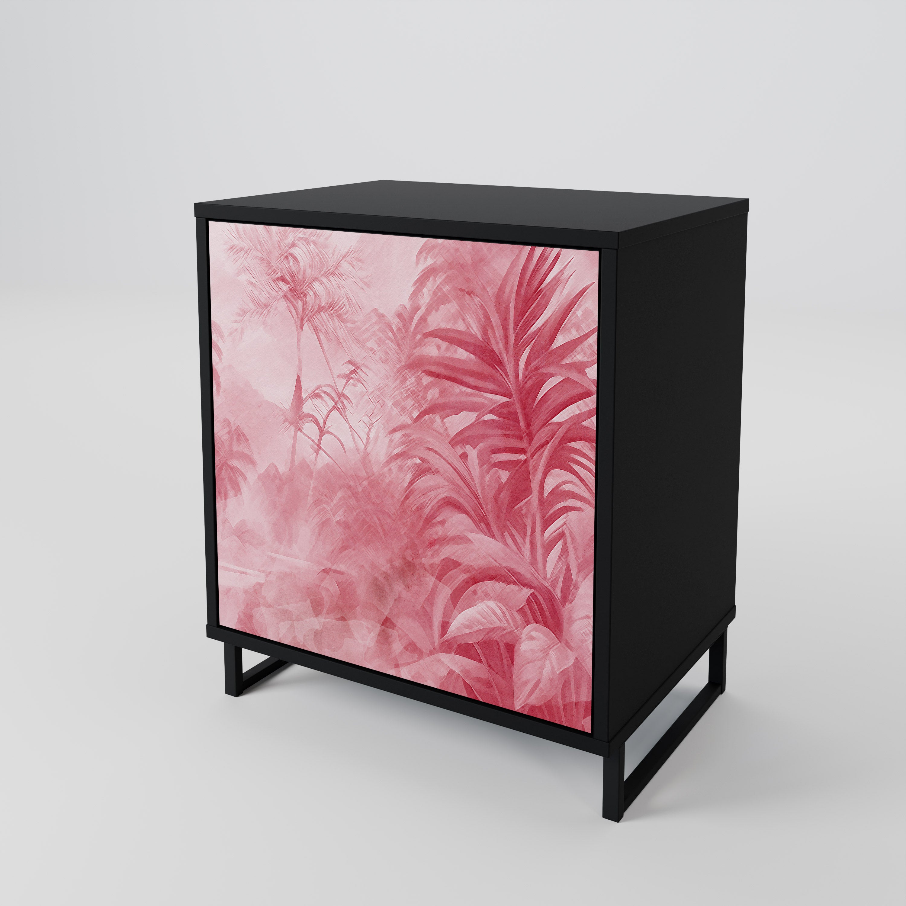 SWEET TROPICS Sideboard mit 1 Tür in Schwarz
