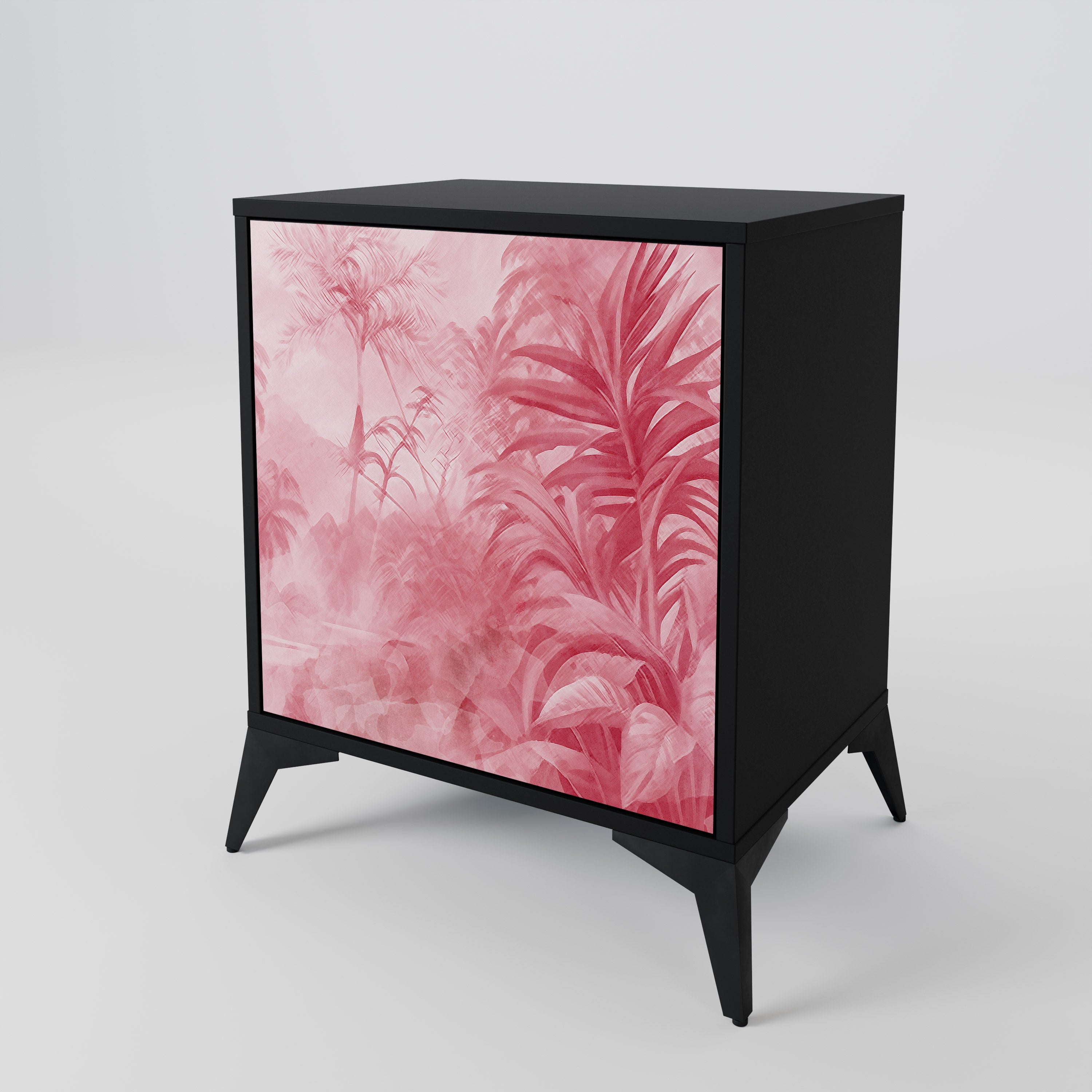 SWEET TROPICS Sideboard mit 1 Tür in Schwarz