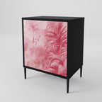 SWEET TROPICS 1-Door Sideboard in Black Finish