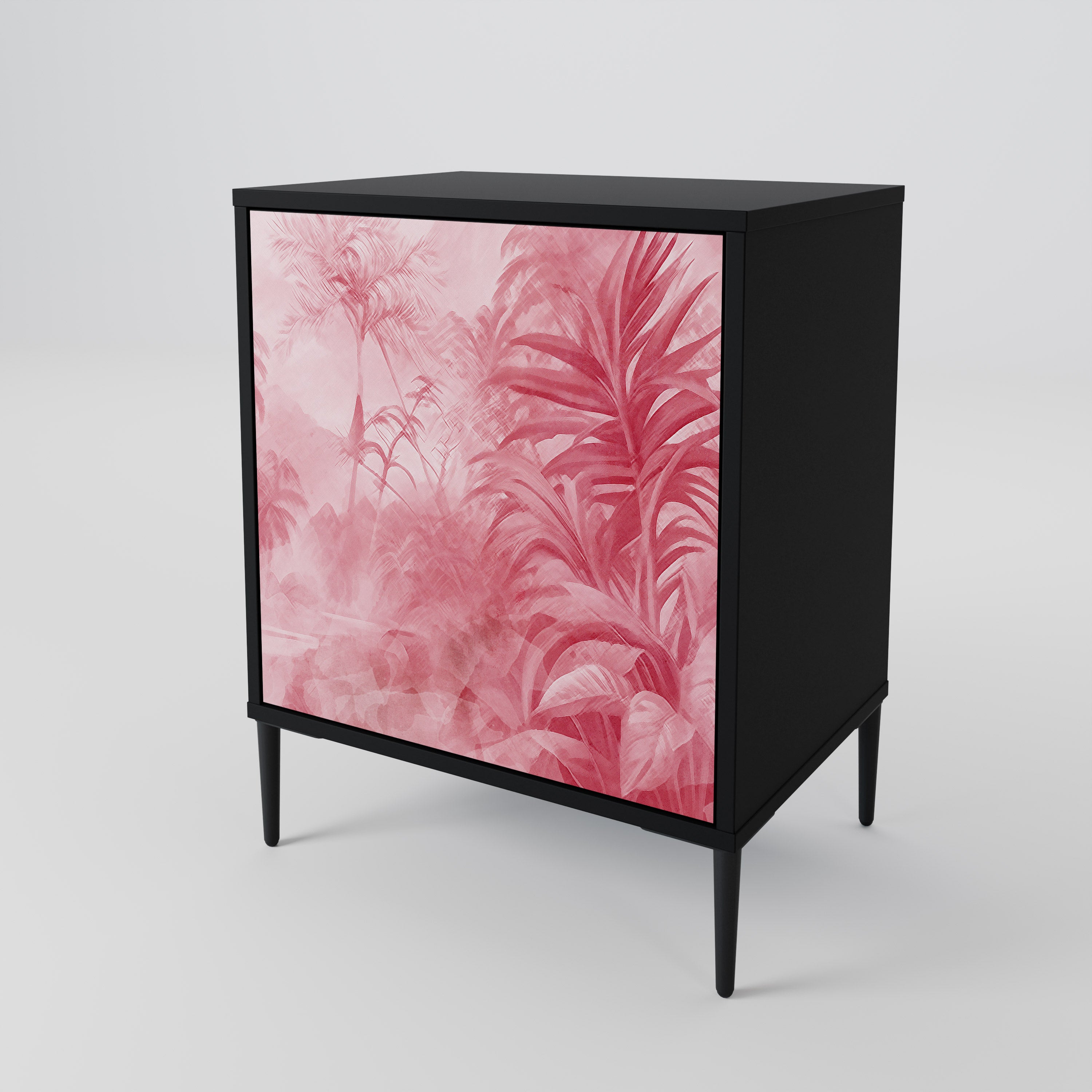 SWEET TROPICS Sideboard mit 1 Tür in Schwarz