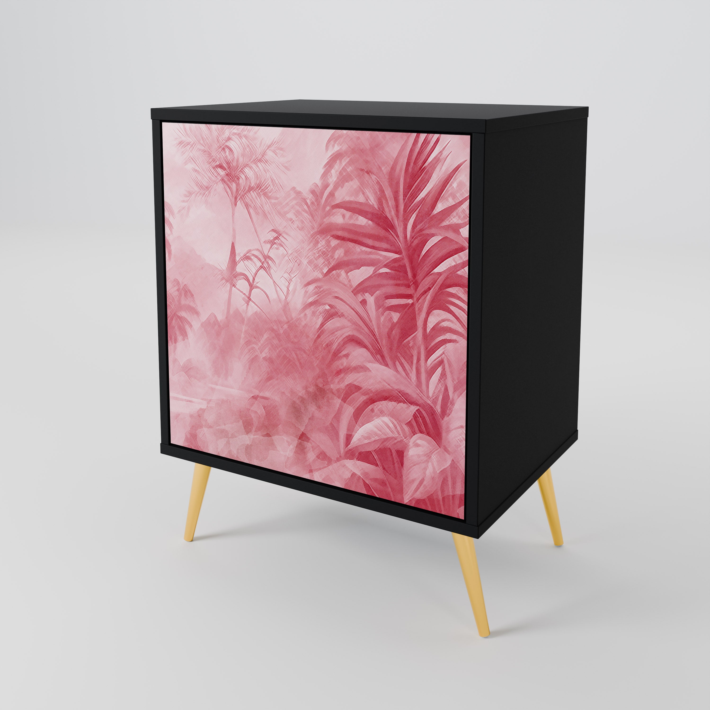 SWEET TROPICS Sideboard mit 1 Tür in Schwarz