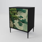 VERDURE ABYSS Sideboard mit 1 Tür in Schwarz
