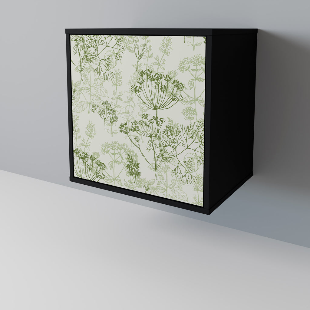 FENNEL BALDACHIN Sideboard mit 1 Tür in Schwarz