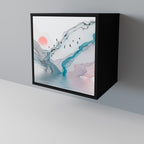 VELVET CROSSING Sideboard mit 1 Tür in Schwarz