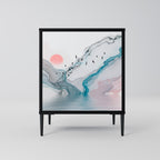 VELVET CROSSING Sideboard mit 1 Tür in Schwarz