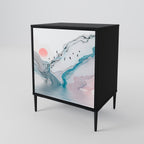 VELVET CROSSING Sideboard mit 1 Tür in Schwarz