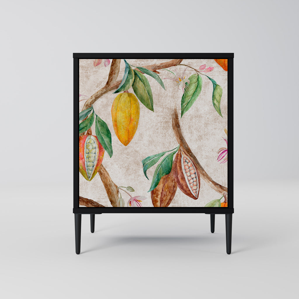 COCOA FRUITS Sideboard mit 1 Tür in Schwarz