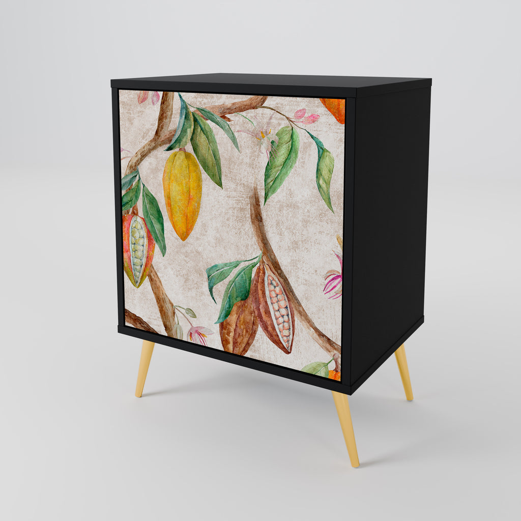 COCOA FRUITS Sideboard mit 1 Tür in Schwarz