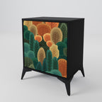 AUTUMN KALEIDOSCOPE Sideboard mit 1 Tür in Schwarz