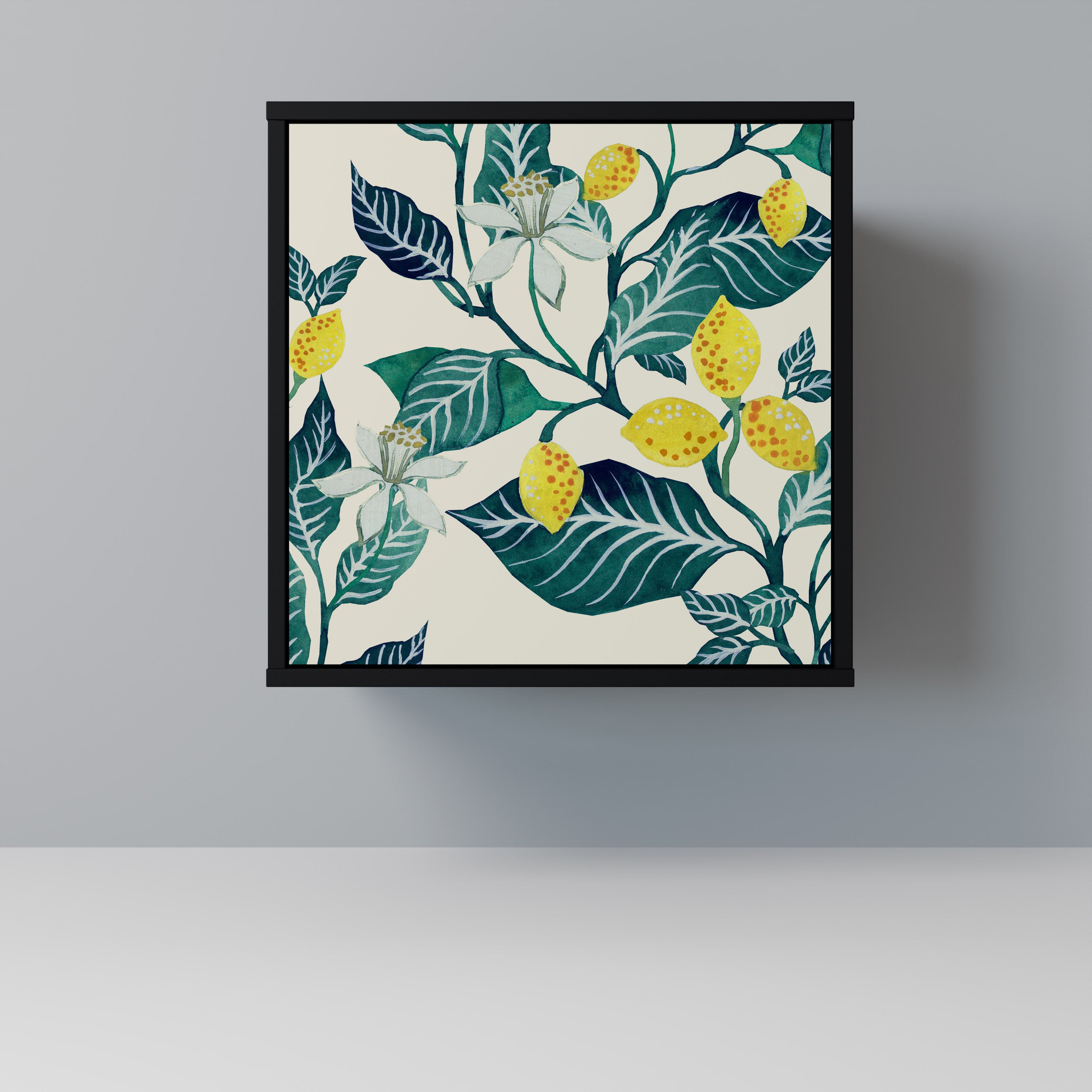 LEMON TREE Sideboard mit 1 Tür in Schwarz