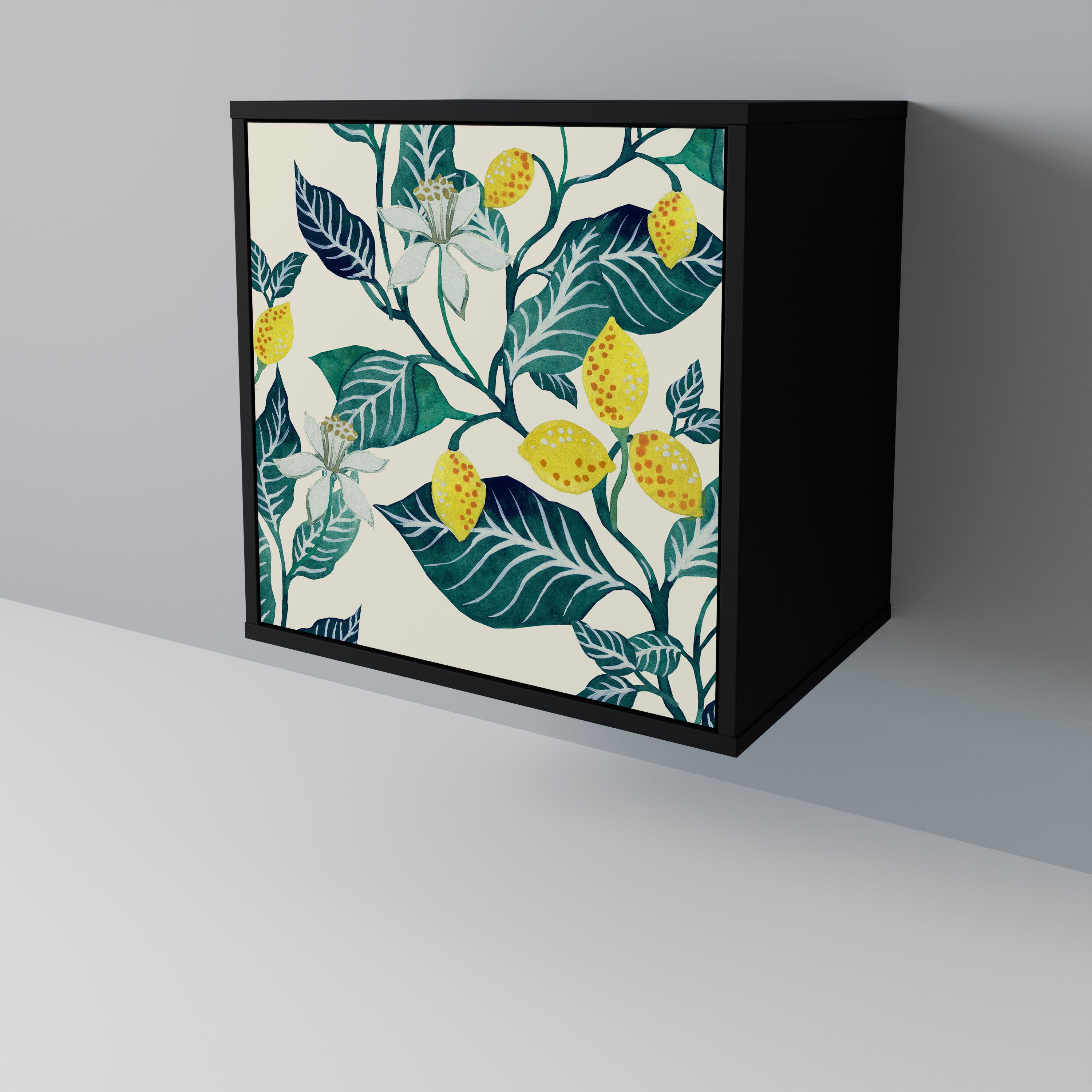 LEMON TREE Sideboard mit 1 Tür in Schwarz