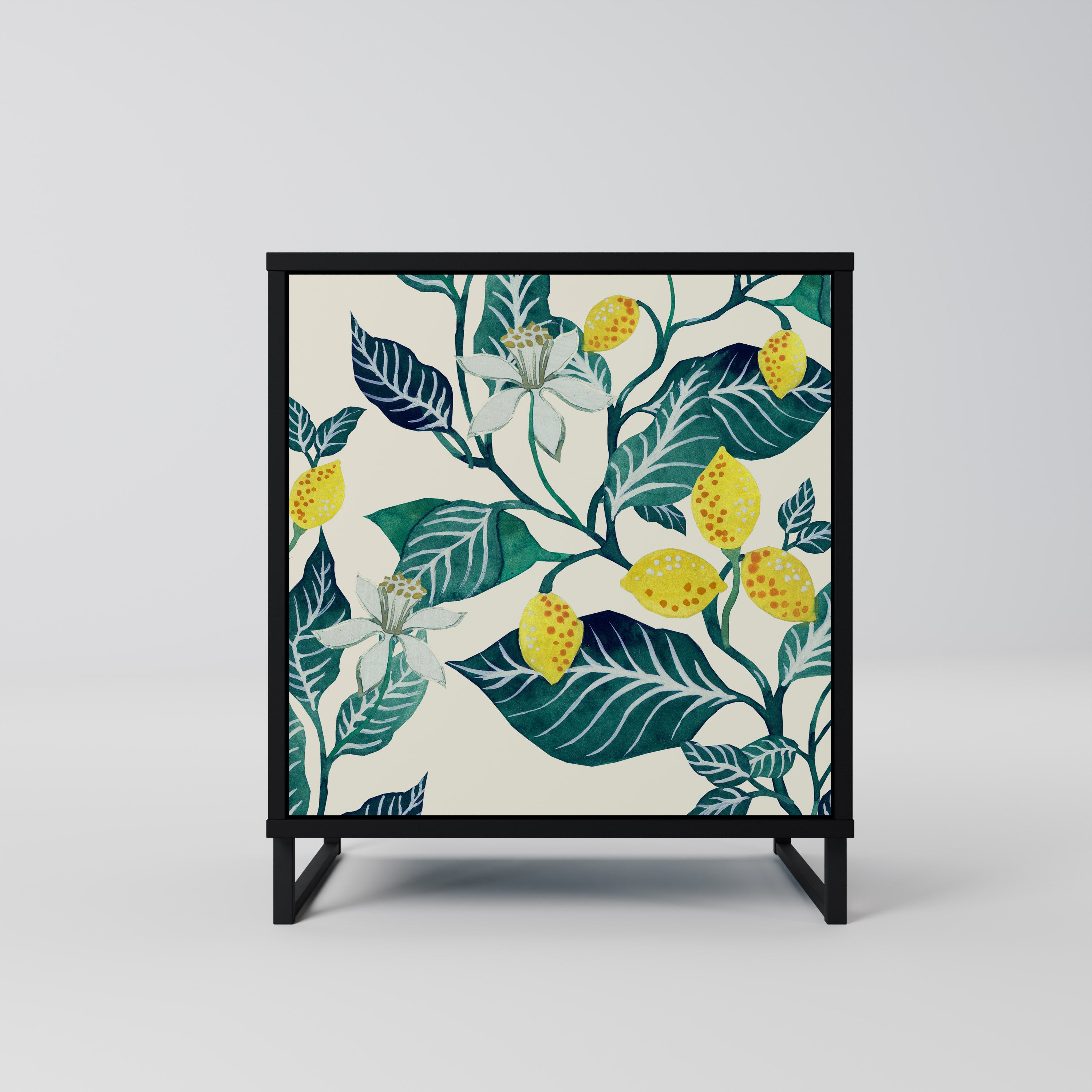 LEMON TREE Sideboard mit 1 Tür in Schwarz