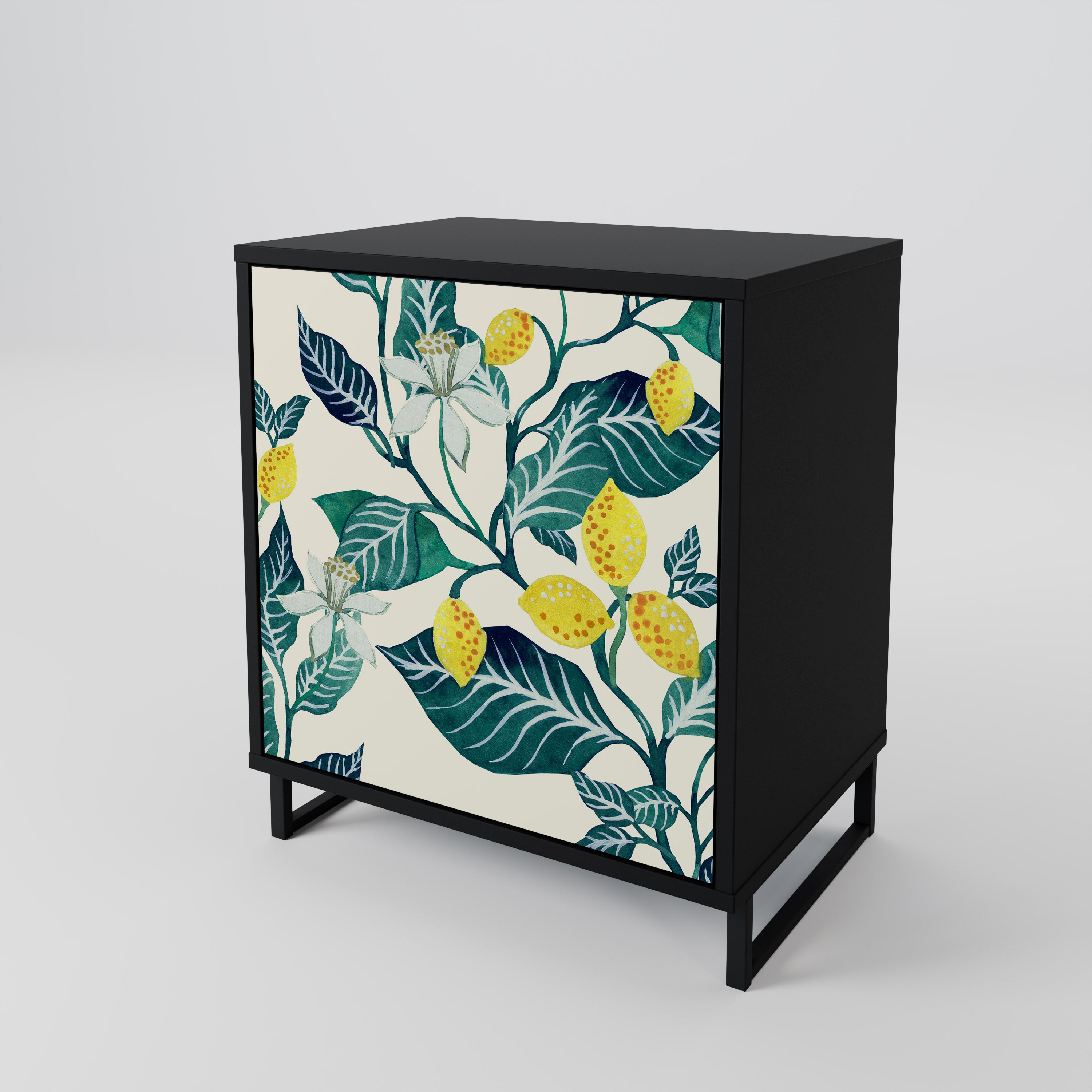 LEMON TREE Sideboard mit 1 Tür in Schwarz