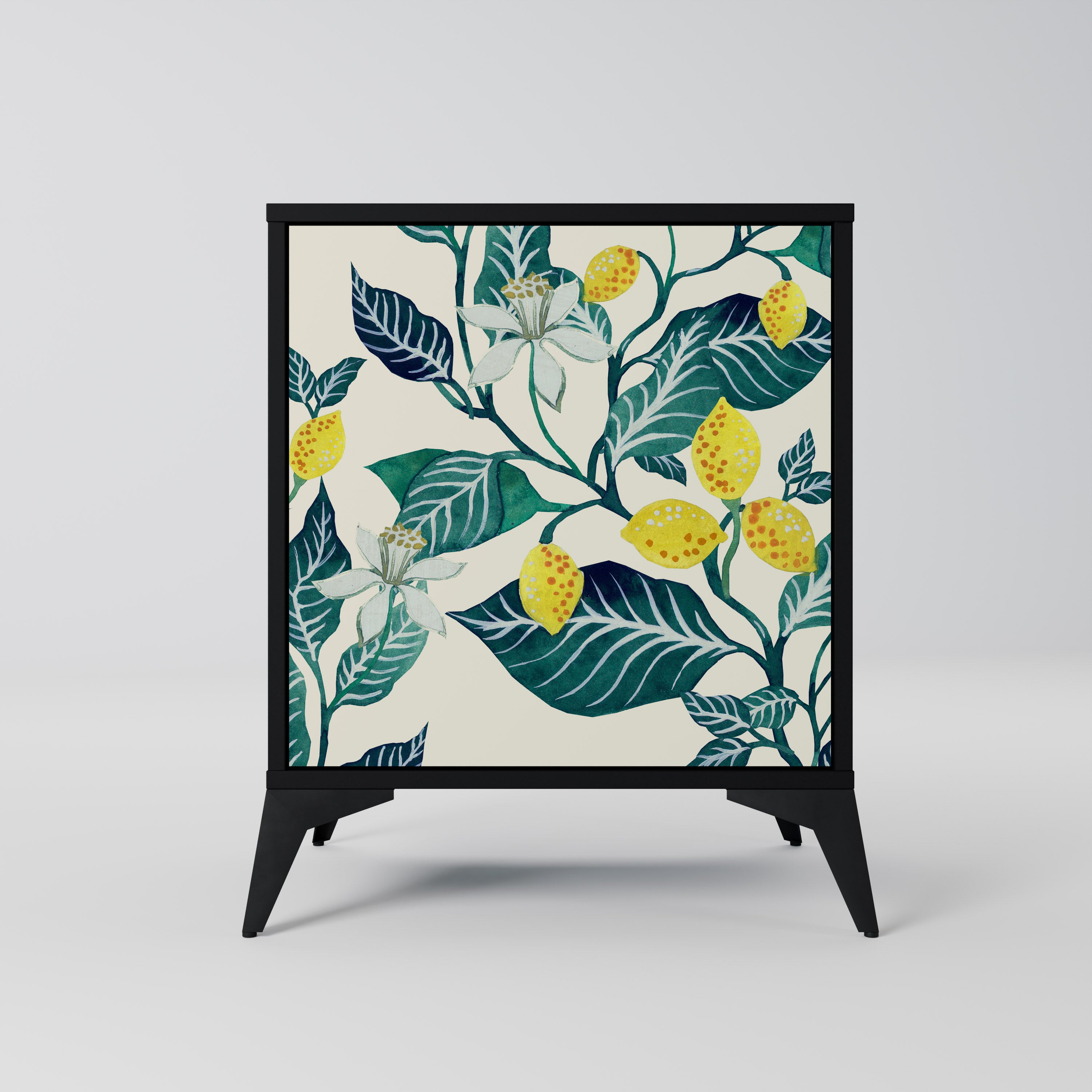 LEMON TREE Sideboard mit 1 Tür in Schwarz