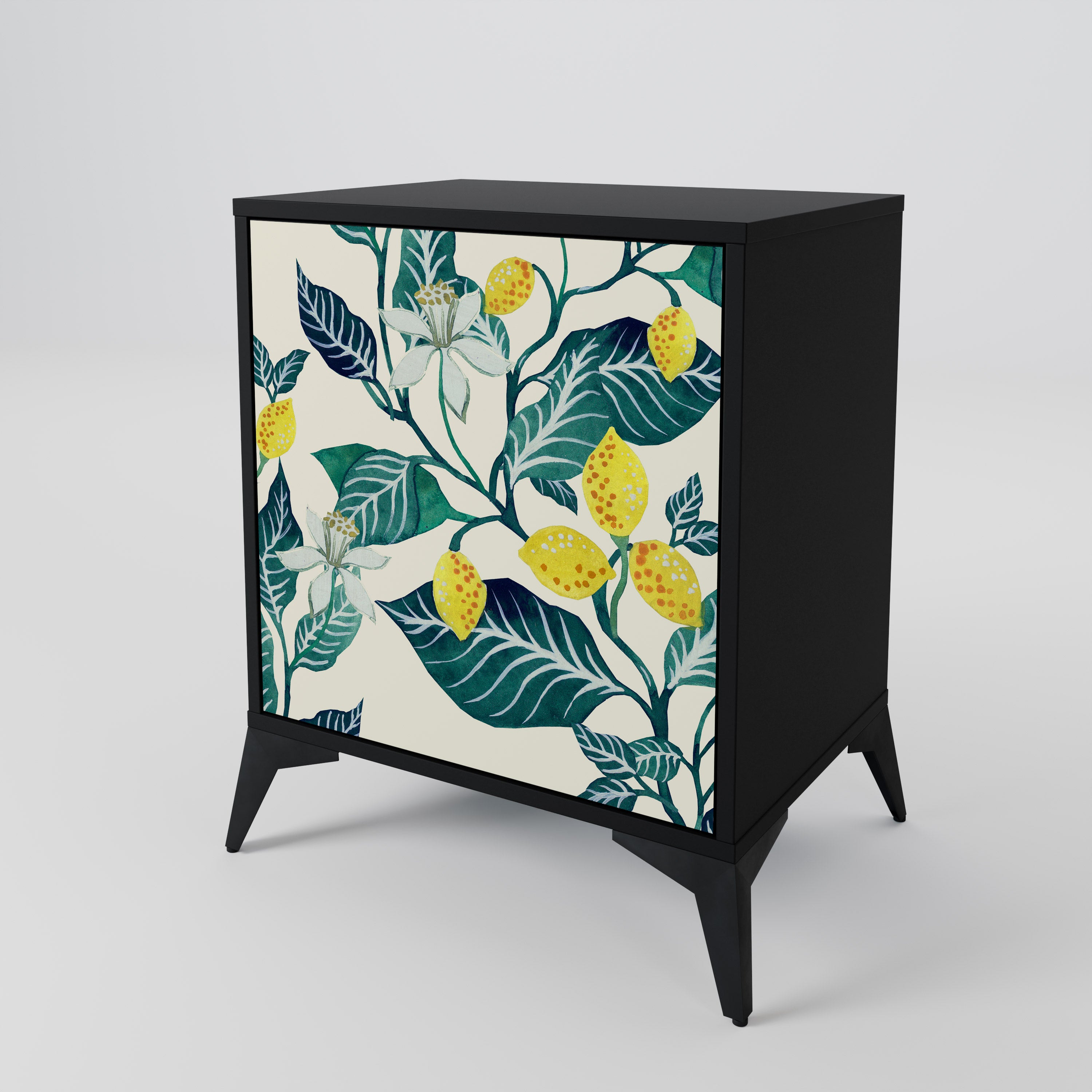 LEMON TREE Sideboard mit 1 Tür in Schwarz