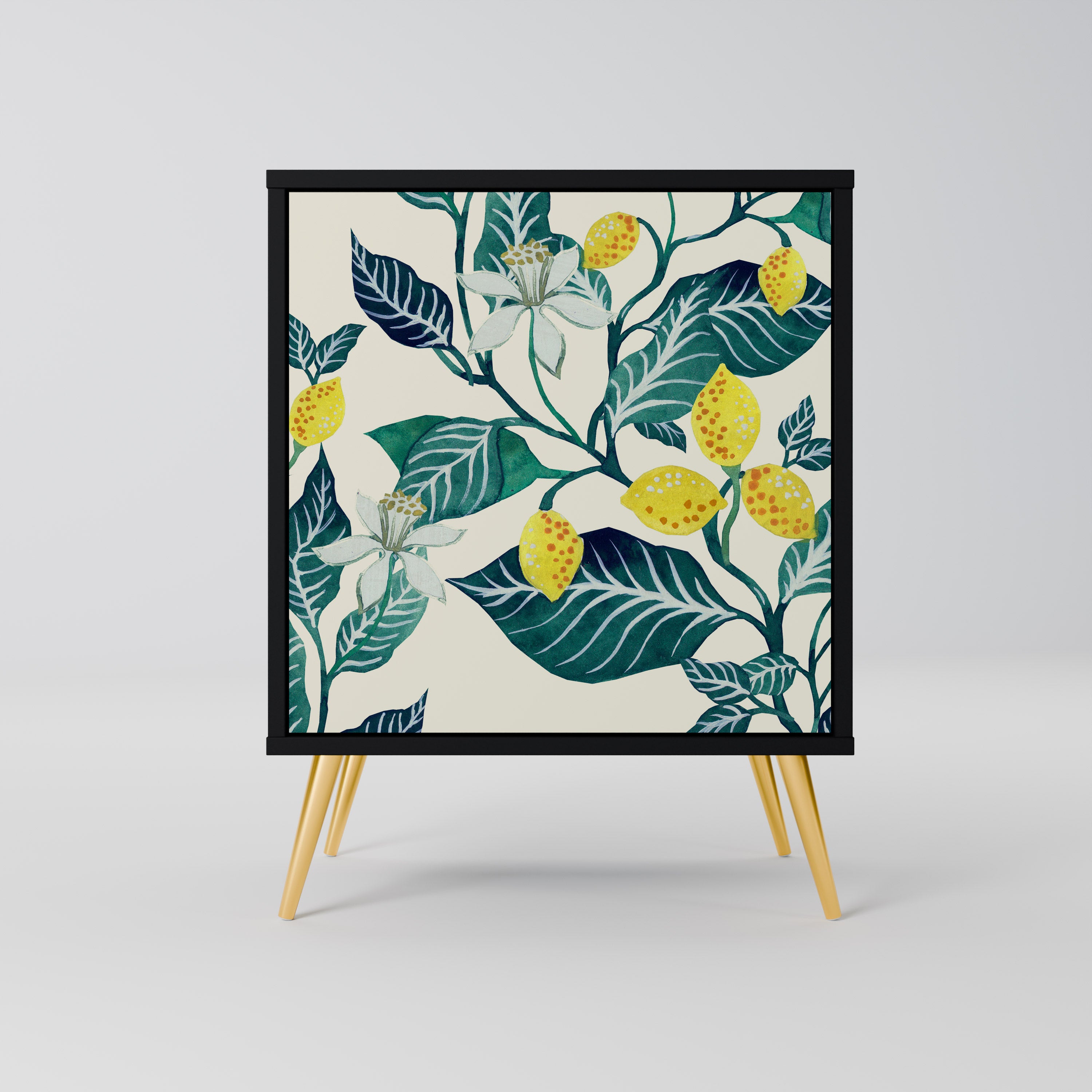 LEMON TREE Sideboard mit 1 Tür in Schwarz