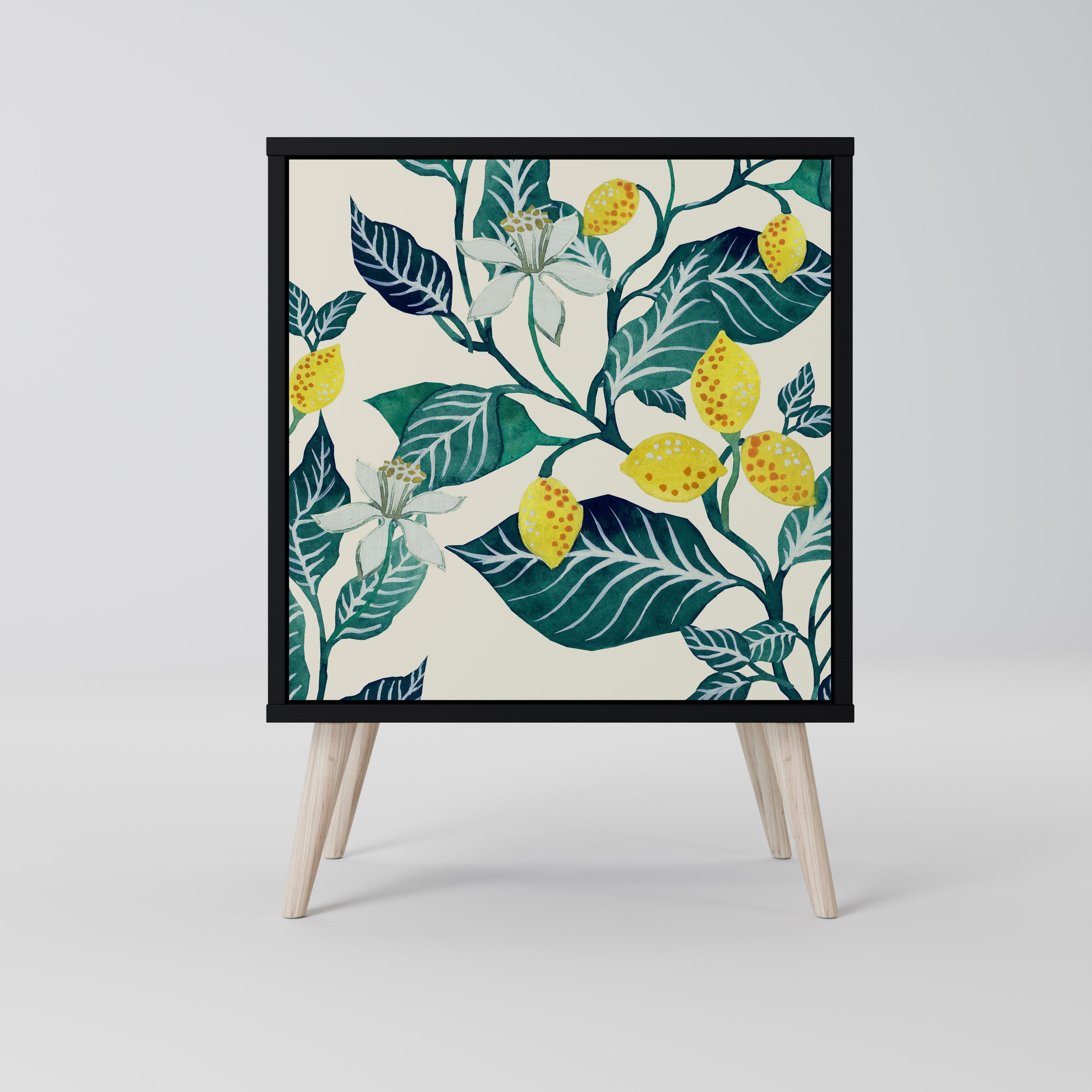 LEMON TREE Sideboard mit 1 Tür in Schwarz