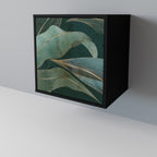 ROYAL GREEN Sideboard mit 1 Tür in Schwarz