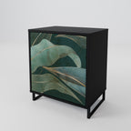 ROYAL GREEN Sideboard mit 1 Tür in Schwarz