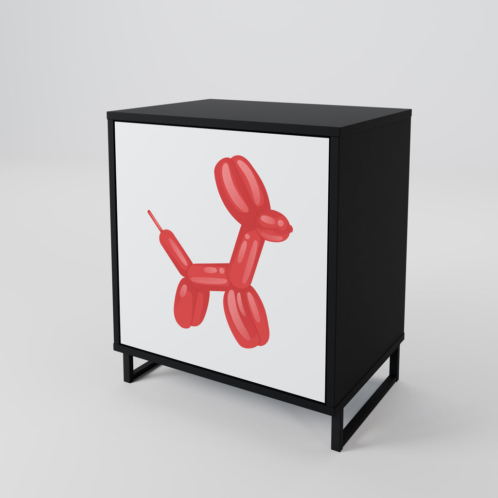 CHILDHOOD MEMORY Sideboard mit 1 Tür in Schwarz