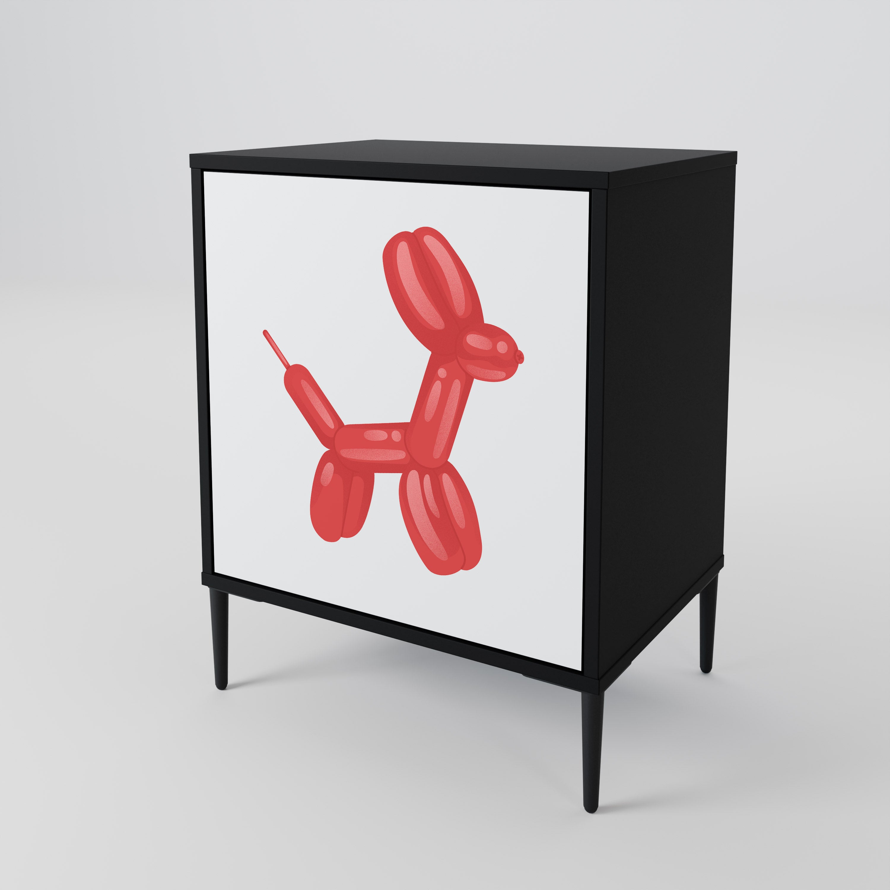 CHILDHOOD MEMORY Sideboard mit 1 Tür in Schwarz