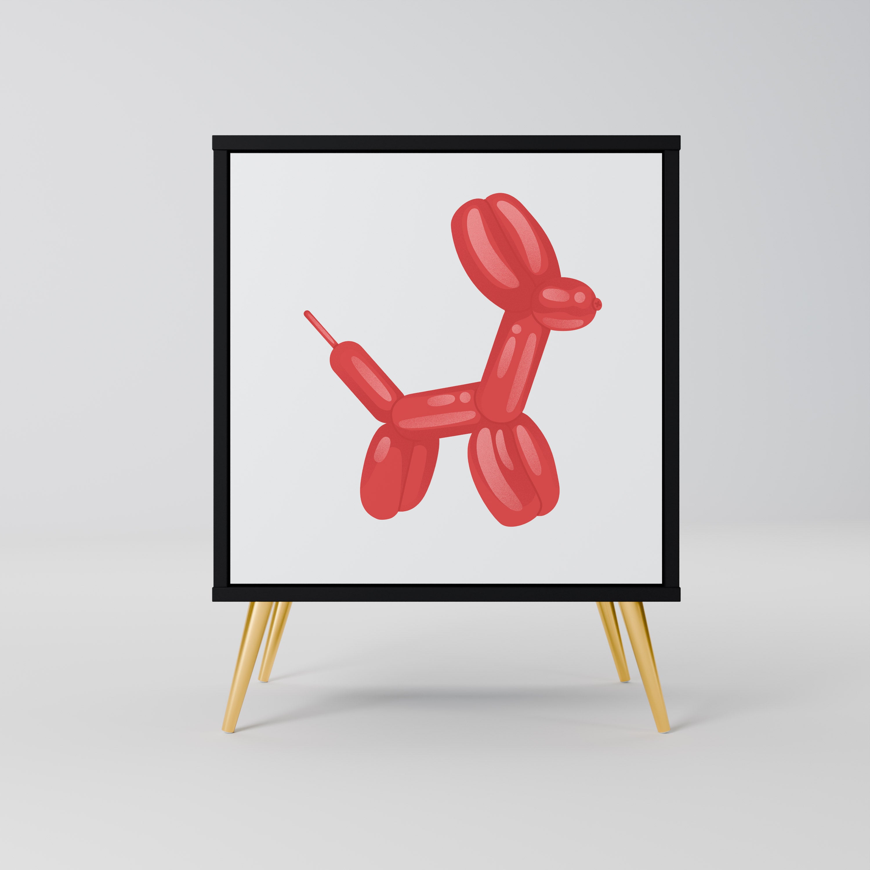 CHILDHOOD MEMORY Sideboard mit 1 Tür in Schwarz