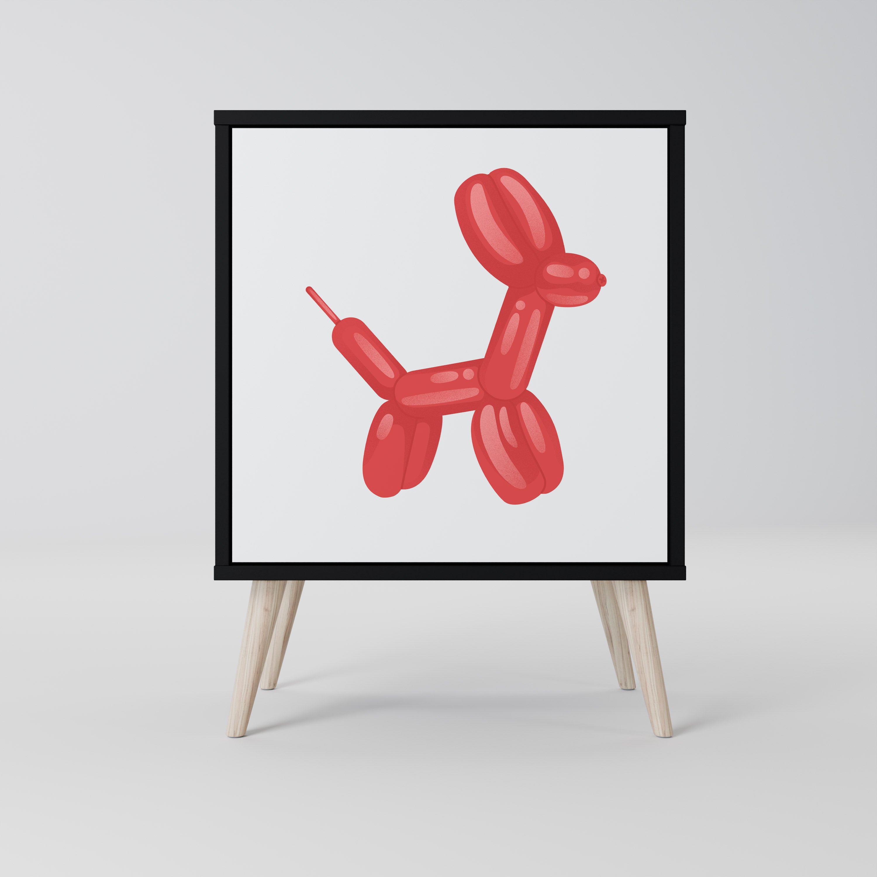 CHILDHOOD MEMORY Sideboard mit 1 Tür in Schwarz