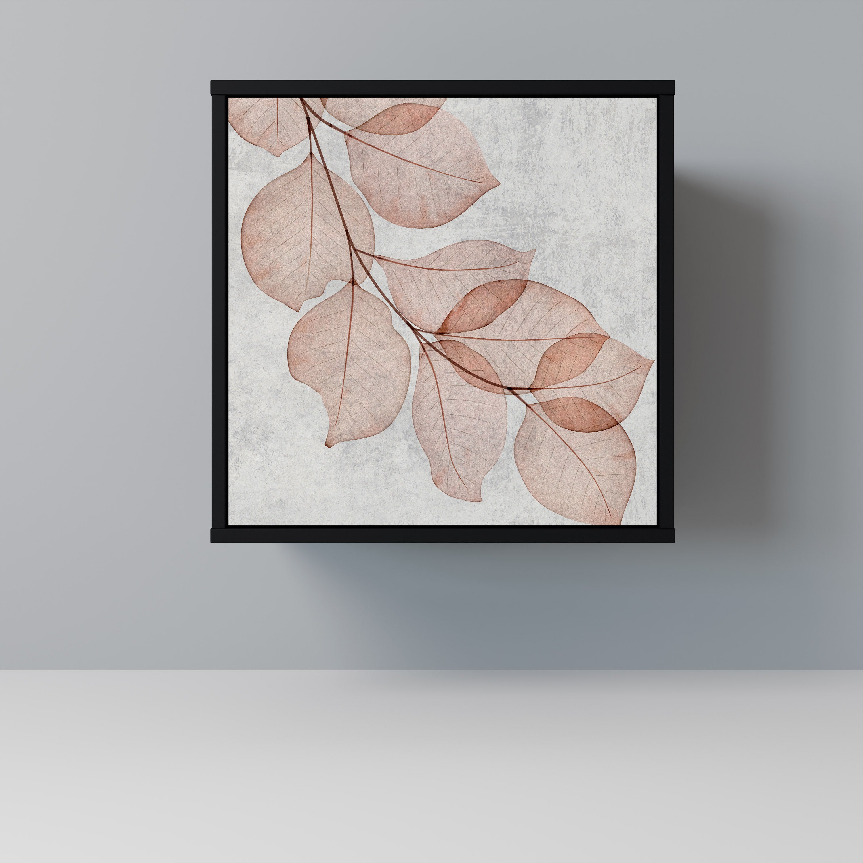 AUTUMN FRAGILITY Sideboard mit 1 Tür in Schwarz