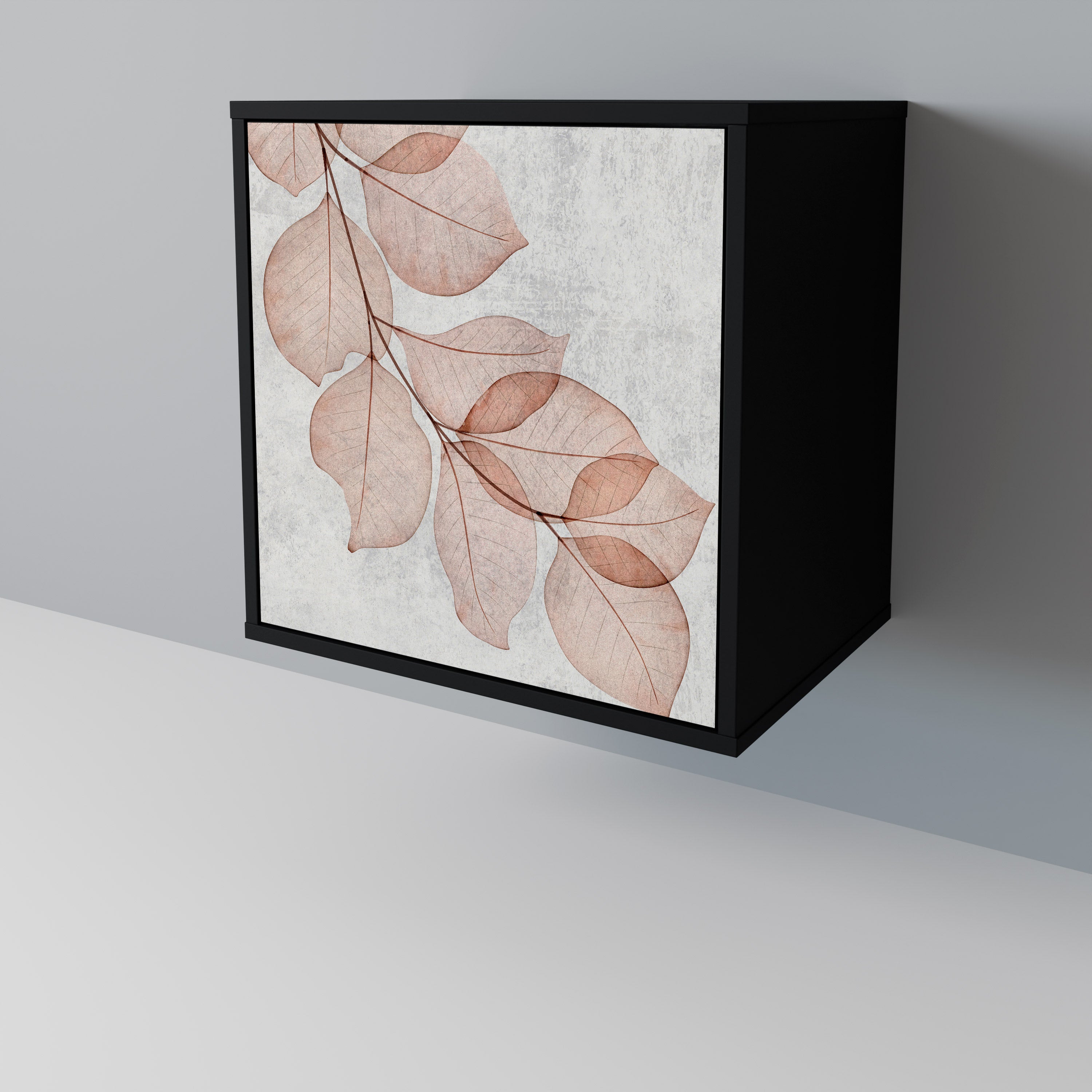 AUTUMN FRAGILITY Sideboard mit 1 Tür in Schwarz