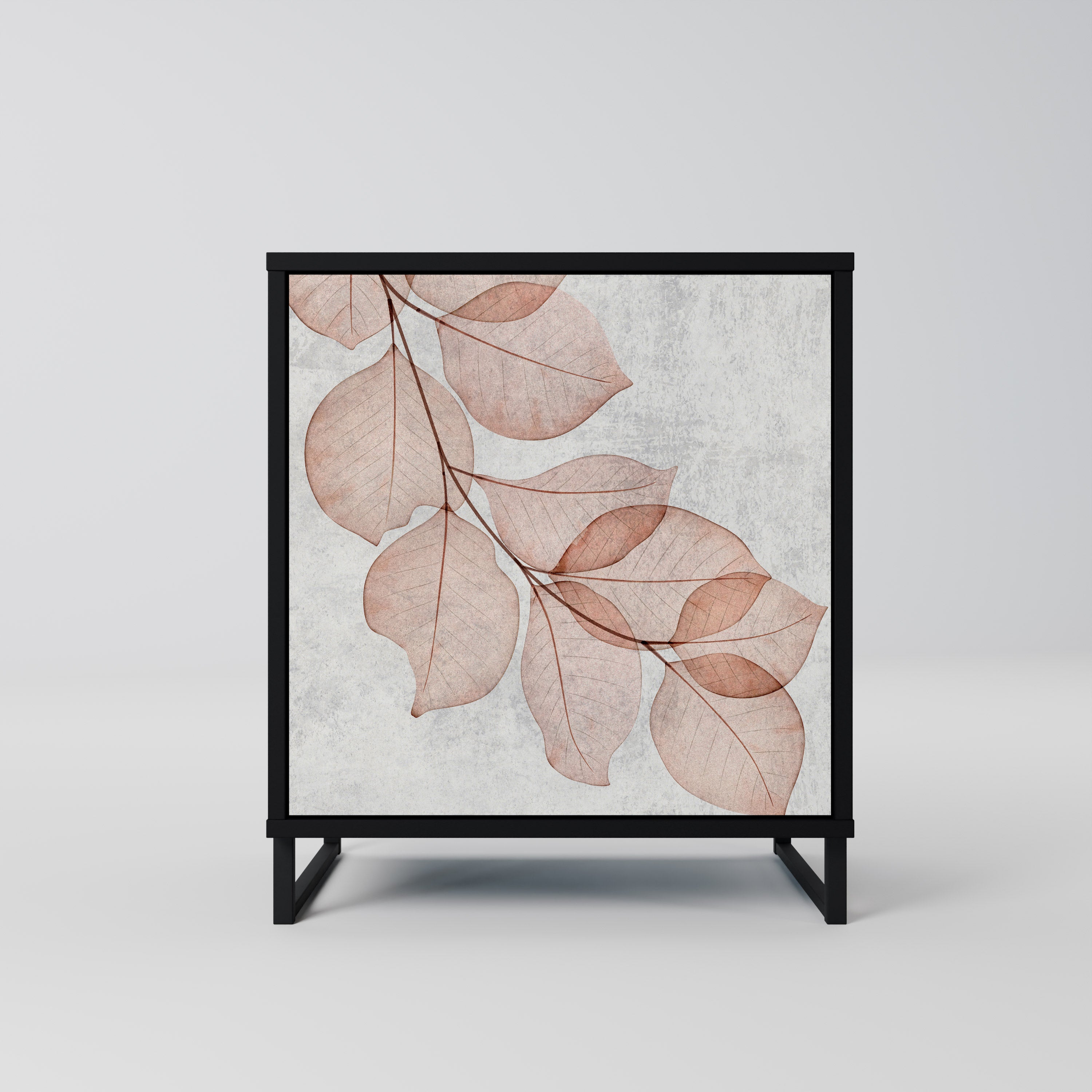 AUTUMN FRAGILITY Sideboard mit 1 Tür in Schwarz