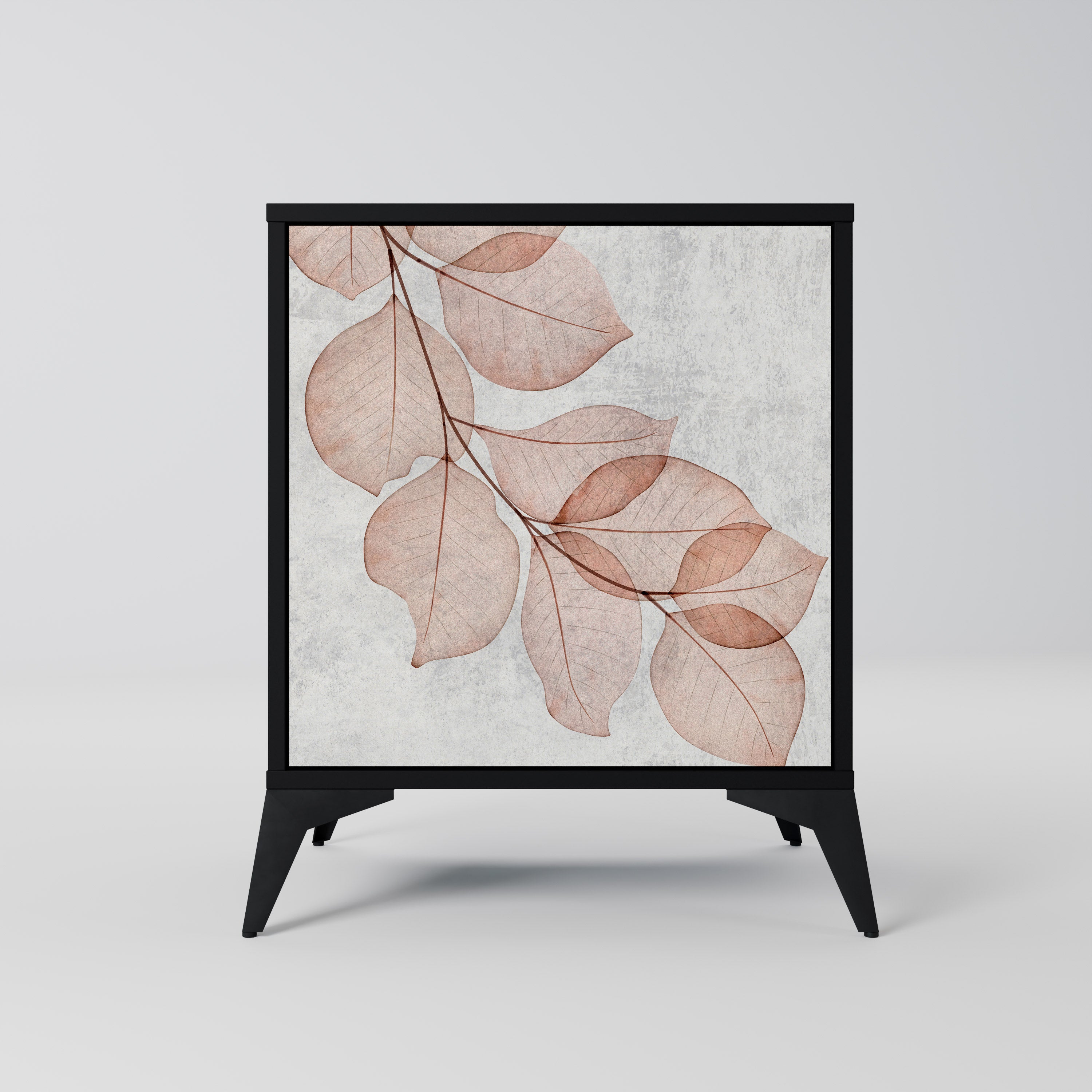 AUTUMN FRAGILITY Sideboard mit 1 Tür in Schwarz